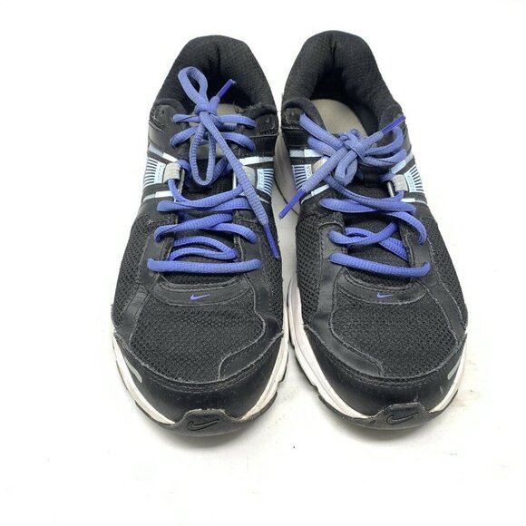 Nike 580427-003 Dart 10 Womens Black Purple Athletic Running Shoe - Picture 2 of 7